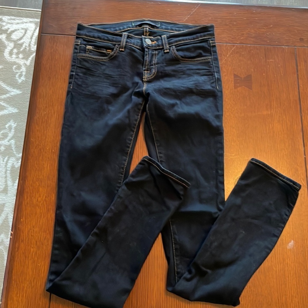 J Brand Pencil Leg Skinny Jeans in 912 Blk Dark Wash Pant Sz. 26